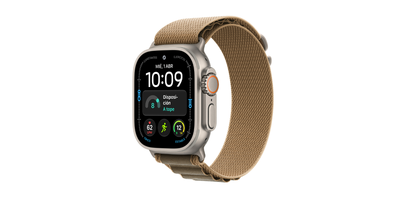 Apple Watch Ultra 4 Titanio Natural Alpine Loop Desierto