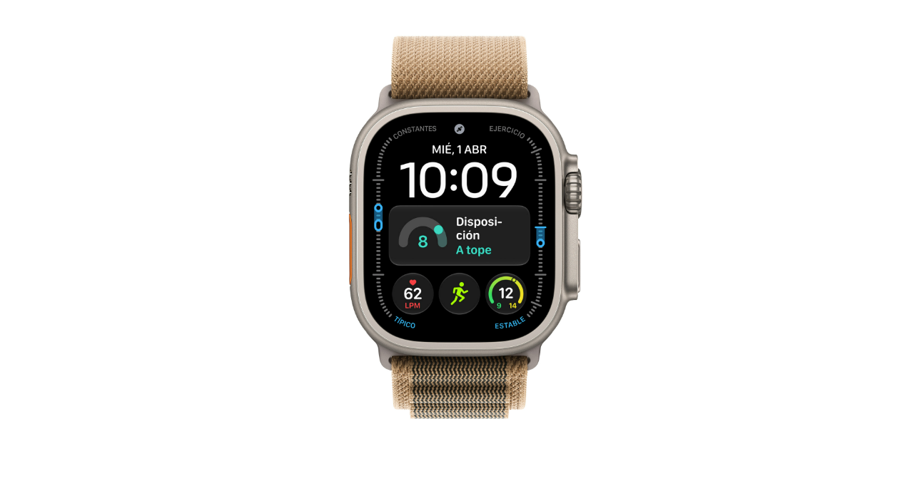 Apple Watch Ultra 4 Titanio Natural Alpine Loop Desierto