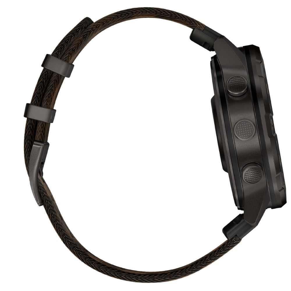 Garmin MARQ Gen 3 Commander con correas de nailon de camuflaje y caucho
